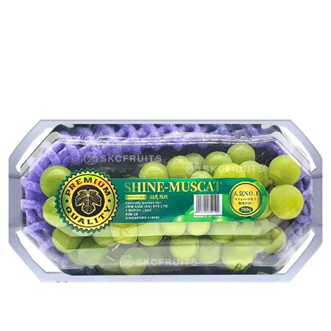 China Shine Muscat Seedless Grapes 阳光玫瑰 600g Skcfruits