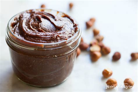 Homemade Healthy Nutella (dairy free) - Savory Lotus