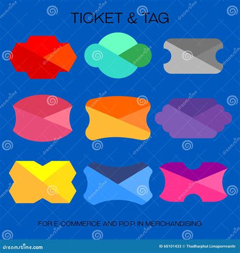 tickettag stock vector illustration  commerce