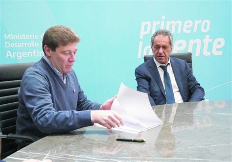 Daniel Scioli recibió del gobernador Melella el plan de ampliación de