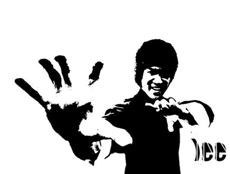 Bruce Lee Stencil 2 by Remeber-To-Blink on DeviantArt