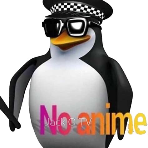 No Anime Penguin (with transparency) Meme Generator