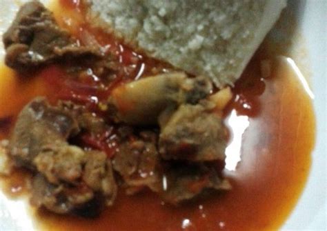 Beef stew and ugali Recipe by EuniceM - Cookpad