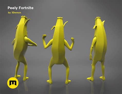 Stl File Peely Fortnite Banana Figures 🍌・model To Download And 3d Print・cults