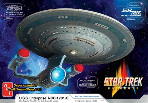 USS Enterprise-C 1:1400 scale from AMT/R2 (2022 reissue)-AMT