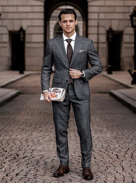 Grey Suit Brown Shoes Outfit Ideas For Men Suits Expert 53 Off