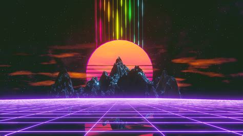 Retrowave Sunset Synthwave Rare Gallery Hd Wallpapers Hot Sex Picture