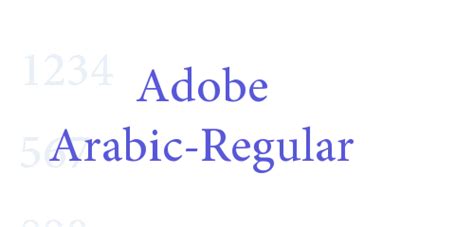 Adobe Arabic-Regular - Font Free [ Download Now ]