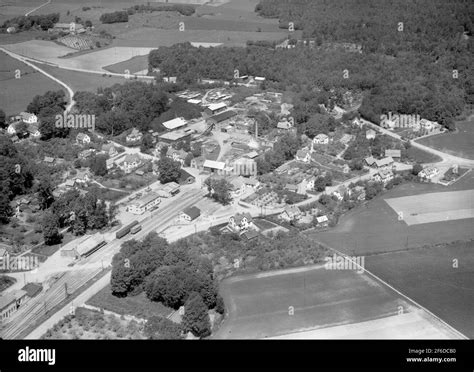 Aerial view of Arkelstorp station and surrounding area Stock Photo - Alamy
