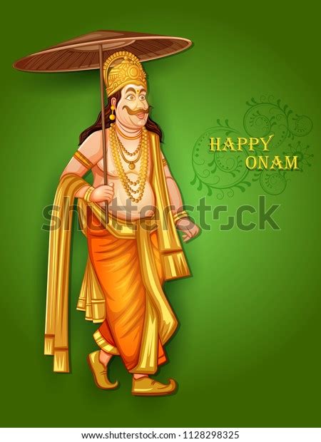 Vector Design King Mahabali Hindu Mythology Stock Vector Royalty Free