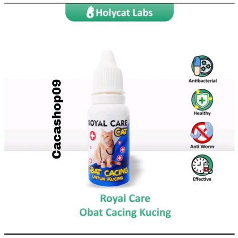 Jual Obat Cacing Royal Care Kucing Anjing 10ML Shopee Indonesia