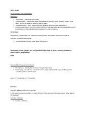 HRM 2 Docx HRM Aula 2 Job Description And Specification Definitions