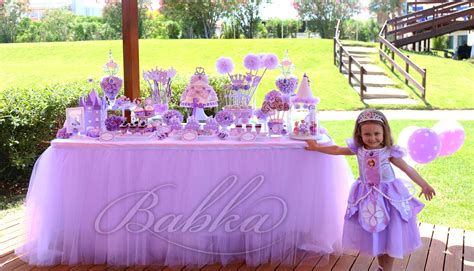 Sweet Table Design Princess Sofia Party Decor Sofia The First Birthday