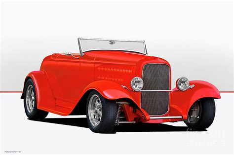 1932 Ford Classic Hot Rod Roadster Photograph By Dave Koontz