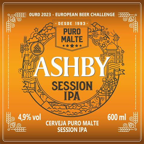 Cerveja Ashby Session Ipa Caixa C Cervejaria Ashby