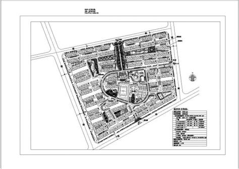 用地总192914平米总户数1620户加商住楼）小区总平面规划图图纸住宅小区土木在线