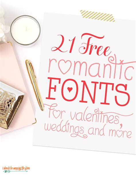 21 Free Valentine Fonts | i should be mopping the floor