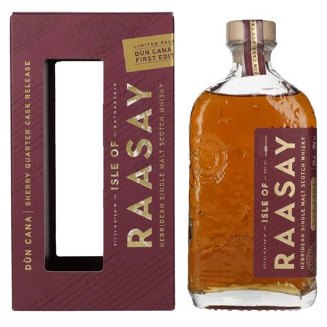 Isle of RAASAY Dùn Cana Sherry Quarter Cask Hebridean Single Malt 52