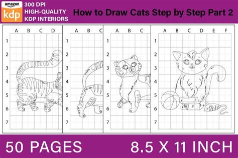 How to Draw Cats Step by Step Part 2 Graphic by BreakingDots · Creative ...