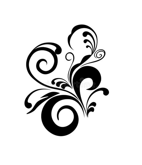 Tribal Tattoo Collage Flourish Vector Design Elements Elegant Floral