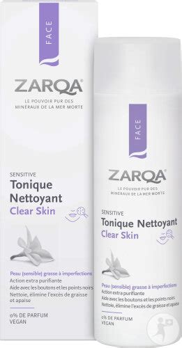 Zarqa Sensitive Clear Skin Tonique Nettoyant Visage Peaux Jeunes 200ml