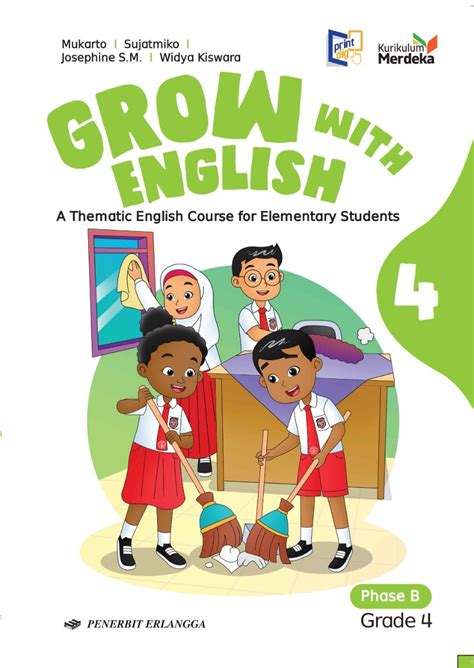 Jual Buku Grow With English Kurikulum Merdeka Sd Kelas Karya Mukarto