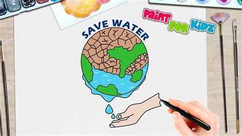 Save Water Save Earth Drawings For Kids