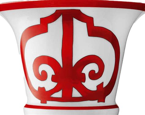 Hermès Balcon Du Guadalquivir Vase En Porcelaine De 20e Siècle