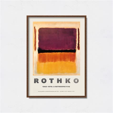 Mark Rothko Plakat Do Wystawy Pakamera Pl