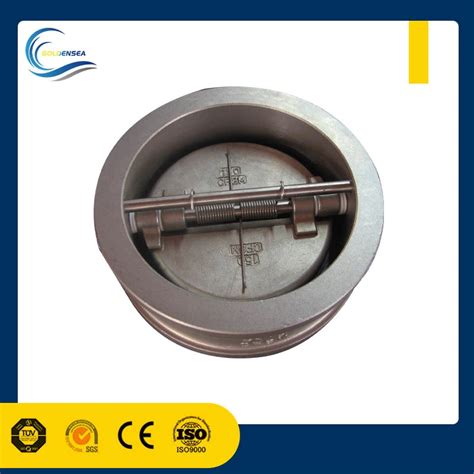 Pn16 6 Inch Ci Iron Dual Plate Wafer Type Check Valve China Valves