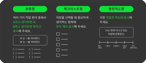 정량 리서치 설문조사 질문지 작성법