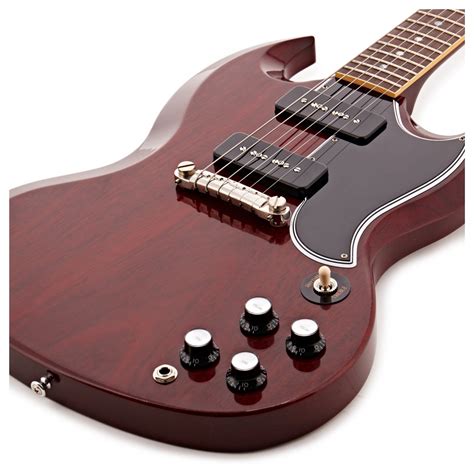 Gibson Custom 1963 SG Special Reissue VOS Cherry Red 301833 At Gear4music