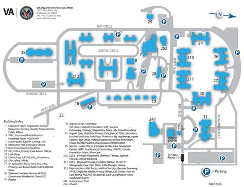 Campus Map | VA Chillicothe Health Care | Veterans Affairs