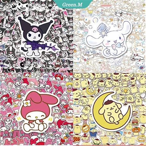 Pack Of 50 Kawaii Kuromi My Melody Cinnamoroll Kittys Sanrioed Anime