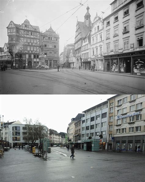 The market place in Gießen, Germany: then and now – Building Gallery