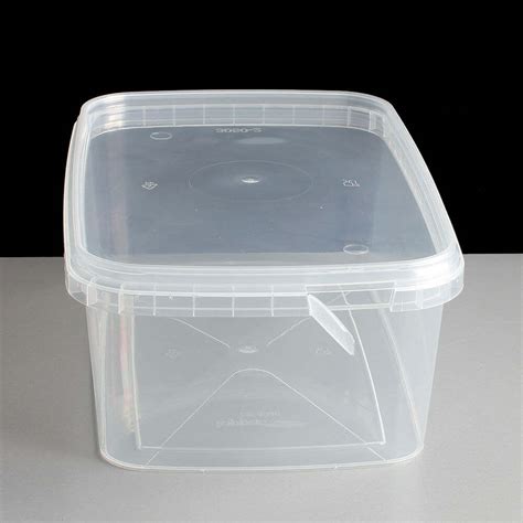 Ml Rectangular Tamper Evident Container And Lids Toppac