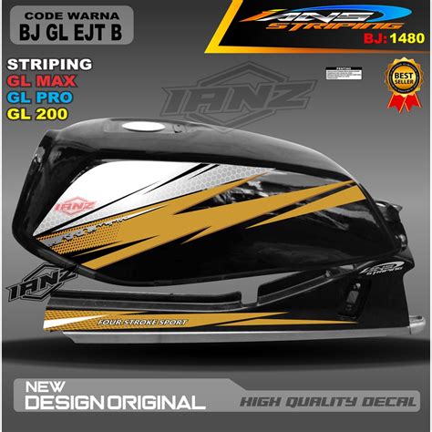 Jual Stiker Striping Motor Gl Max Gl Pro Stiker Motor Striping Gl