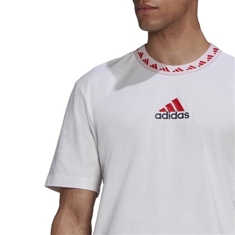 adidas Herren FCB FC Bayern Munich Icons T Shirts Weiß