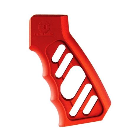 Lightweight Pro Red Ar 15 Grip Tyrant Designs Cnc