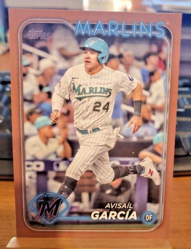 Topps Gold Avisail Garcia Miami Marlins Parallel Ebay