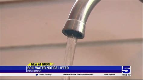 Rio Hondo Lifts Water Boil Advisory