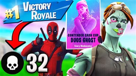 How We Made 32 Kill Win In Duo Cash Cup Fortnite Tournaments YouTube