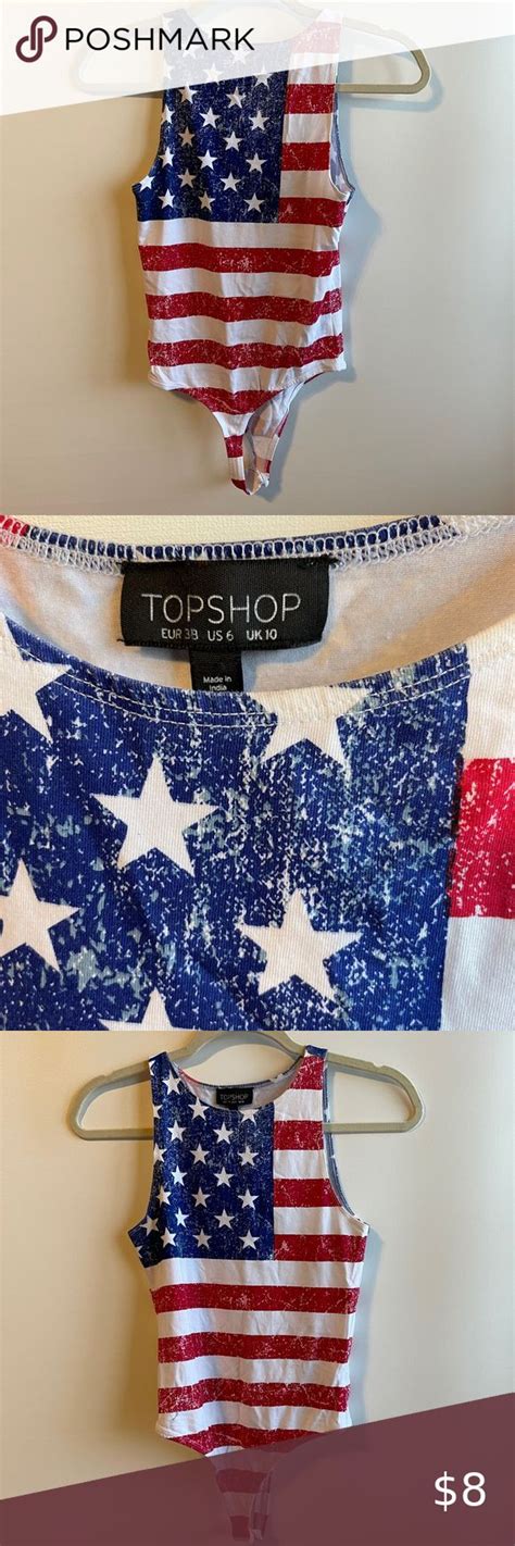 I Just Added This Listing On Poshmark Topshop American Flag Bodysuit