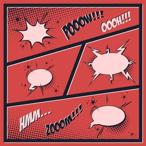 Comic book background. Vector template. 12261670 Vector Art at Vecteezy