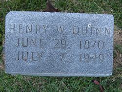 Henry William Wm Quinn 1870 1949 Mémorial Find a Grave