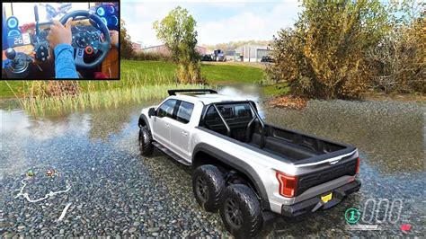 Hennessey Velociraptor 6x6 Realistic Offroading Forza Horizon 4