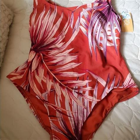 Kona Sol Swim Twistback One Piece Swimsuit Kona Sol Poshmark