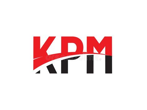 KPM Letter Initial Logo Design Vector Illustration Stock Vector ...