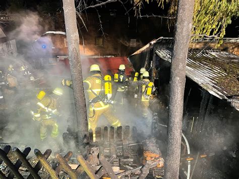 Gartenhaus Geriet In Brand Einsatzbericht Ansbach