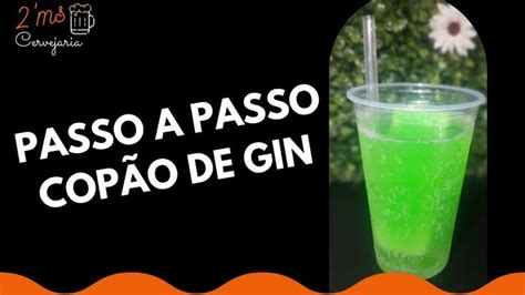 Passo A Passo Do Cop O De Gin Askov Copos De Gin Gin Passo A Passo